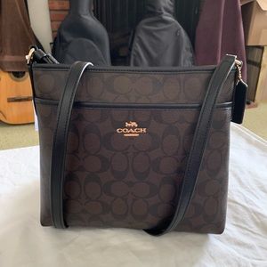 COACH File Crossbody in Signature Canvas